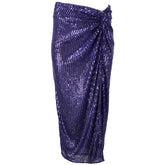 Purple Polyester Skirt